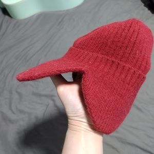 Warm hat with ear covers, like new